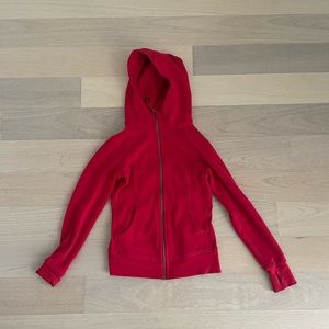 Lululemon Red Scuba Full Zip Size 6